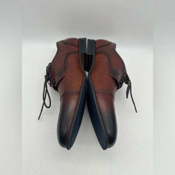 BRAND NEW Express 55285 Brown Oxford Cap Toe Dress Shoe Sz 11 MSRP $118 main image 6
